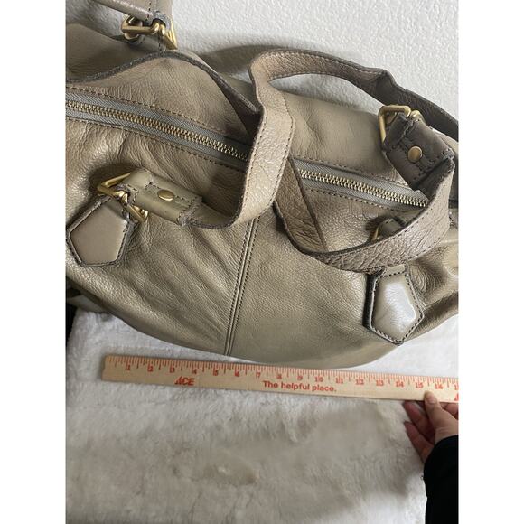 Liebeskind Leather Berlin Handbag Purse Bag With Matching Wallet Taupe Brown - Picture 7 of 15